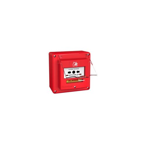 Déclencheur manuel radio étanche avec capot ¿ NEUTRONIC 5713R1C-RF3