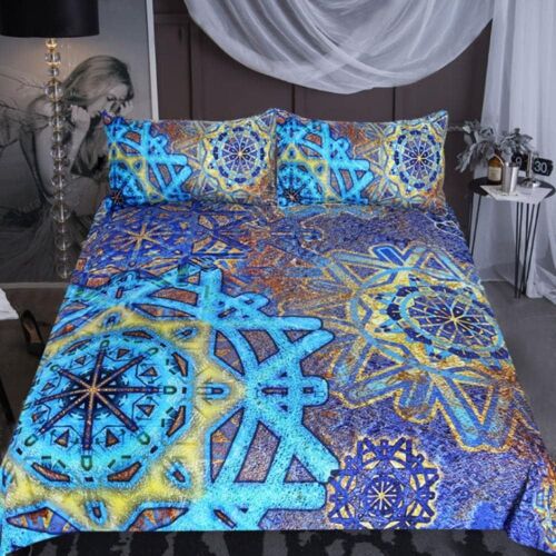Housse De Couette X Cm D Couronne Bleue Impression Parure De Lit Doux Hypoallerg¿¿Nique Polyester Fermeture ¿¿Clair Jeu De Literie Enfants Et Adultes Ho
