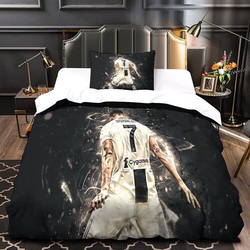 Patrick Mahomes Comforter Set Football Superstar Bedding Adult Junior Microfiber - Polyester Piece Set ( Comforter + Pillowcases) (A, X Cm/Xc