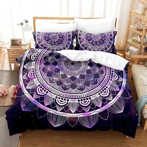 Housse De Couette En Microfibre ¿¿ Th¿¿Me Mandala Ensemble De Literie Zipp¿¿ En Comprenant Housse De Couette Et / Taie D'oreiller Ex¿¿Cution Fine (M
