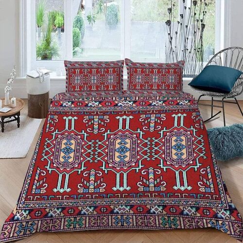 Housse De Couette Abstrait Color¿¿ X Imprim¿¿ D La D¿¿Mocratie Parure De Lit Personnes Hypoallergique Microfibre Literie Pi¿¿Ces Avec Fermeture ¿¿