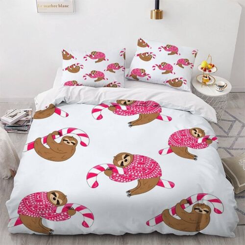 Pi¿¿Ces Parure De Lit Personnes La Paresse Des Animaux Housse De Couette X Adultes Avec Fermeture ¿¿Clair Housse De Couette En Microfibre Kawai