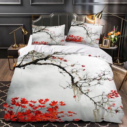 Housse De Couette X Fille Garcon D Montagne Enneig¿¿E Parure De Lit Personne Brouillard D'automne Douce Microfibre Literie Pi¿¿Ces Avec Fermetu