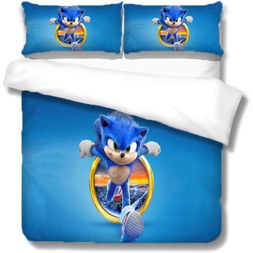 Sonic Parure De Lit Bangtan En Microfibre Avec Housse De Couette Et Taie D'oreiller (, Simple X Cm)