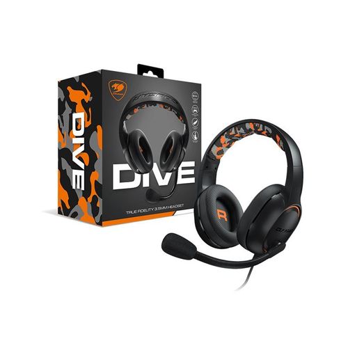 COUGAR DIVE - Micro-casque - circum-aural - filaire - jack 3,5mm