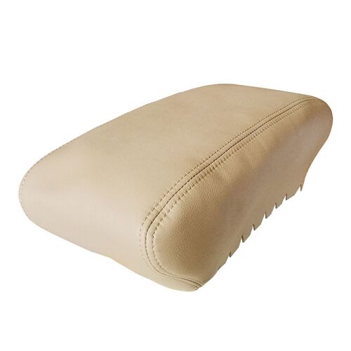 Panneau D'accoudoir En Cuir Microfibre Pour Jeep Grand Cherokee 2011 ¿ 2021, Garniture De Protection Beige Pour Console De Voiture