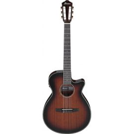 Ibanez Aeg74nmhs - Guitare Électro-Classique - Mahogany Sunburst High Gloss