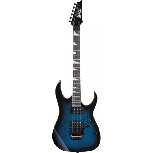 Ibanez Grg320fatbs - Guitare Électrique - Transparent Blue Sunburst