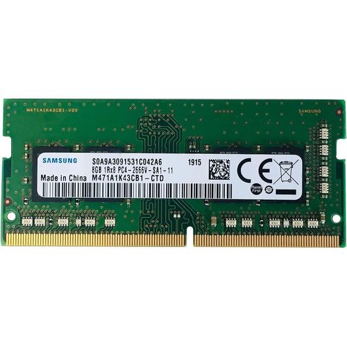 SAMSUNG 8Go DDR4 2666MHz PC4-2666 SO-Dimm pour ordinateur portable M471A1K43CB1-CTD