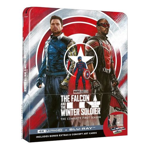 Falcon Et Le Soldat De L'hiver - L'intégrale De La Première Saison - 4k Ultra Hd + Blu-Ray - Boîtier Steelbook Limité