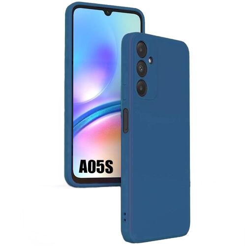 Coque Silicone Pour Samsung Galaxy A05s (Pas Pour A05) - Protection Slim Antichoc Anti-Rayures Bleu Marine - Booling