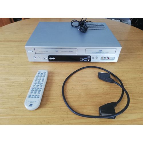 COMBINE MAGNETOSCOPE LECTEUR GRAVEUR DVD - DAEWOO DRV-6502