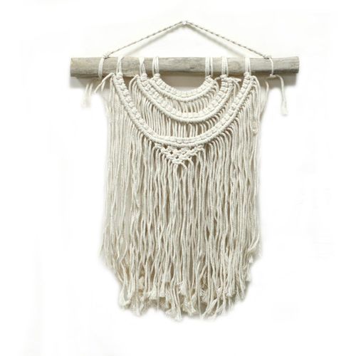 Tapisseries en Macramé Bohème Éthique Art Tribal Décoration Boho Chic Fait Main Matériaux Naturels Minimalisme Artisanal