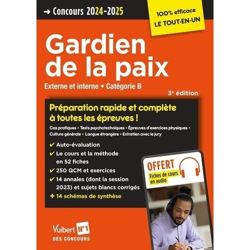 Concours Gardien De La Paix - Externe Et Interne