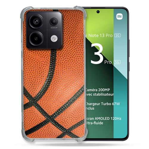 Coque Renforcée Pour Xiaomi Redmi Note 13 Pro 5g Sport Ballon Basket