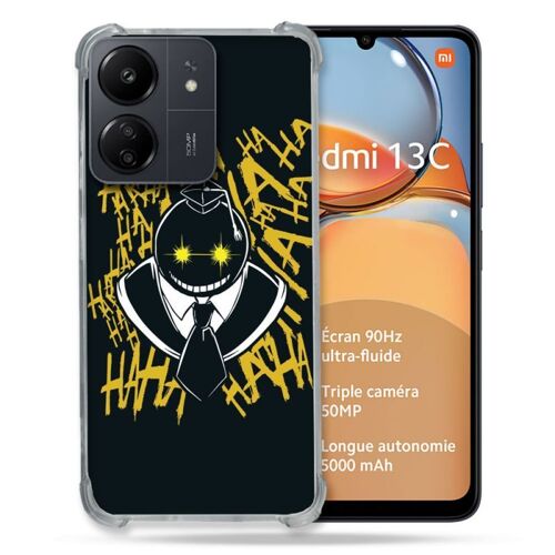 Coque Renforcée Pour Xiaomi Redmi 13c Manga Assassination Classroom Kuro Noir