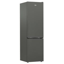 Réfrigérateur-congélateur Beko b100 B1RCNE404G - congélateur bas - 59.5x66.3x203.5 cm (lxpxh) - 355 litres - classe E - gris Manhattan