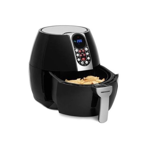 FRITEUSE A AIR CHAUD SANS HUILE - MD 17320 - PANNEAU DE COMMANDE NUMÉRIQUE - 8 PROGRAMMES - 8 L - 1500W