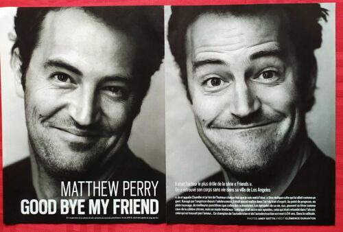 Paris Match N°3887 - Matthew Perry - Coupure De Presse - Clipping - De 2023