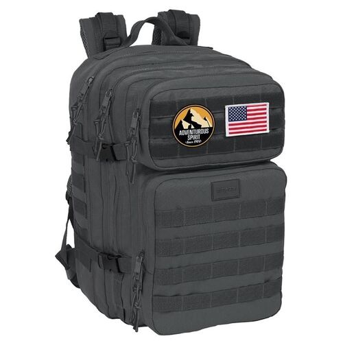 SAFTA Basic - Sac à dos pour ordinateur portable - 15.6" - gris