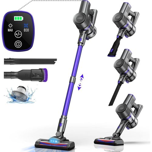 IAB ASPIRATEUR BALAI SANS FIL - SANS SAC - 6 EN 1 - 25000PA - VIOLET