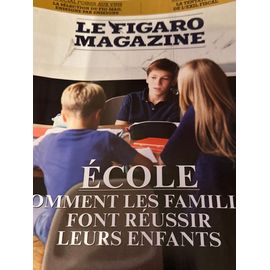 Le Figaro Magazine 12-13 Septembre 2025. Ecole: Comment Les Familles Font Réussir Leurs Enfants.Foires Aux Vins. Sélection Du Fig Mag Enseigne Par Enseigne. Crise Politique: Tentation Exil Fiscal