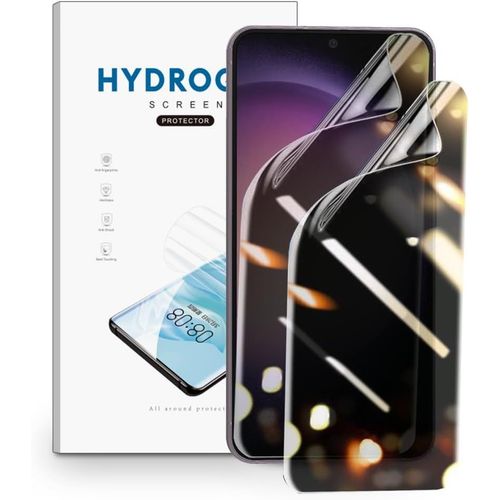 KAL-Protection Écran Anti Espion Pour Samsung Galaxy S23 2 Pièces Tpu Film De Confidentialité Protection En Écran Compatible Avec Lecteur D`Empreinte