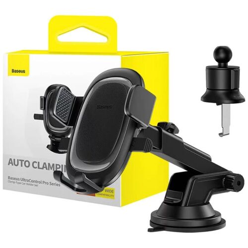 Baseus Auto Support Ultracontrol Pro Pour Pare-Brise Et Tableau De Bord, Noir