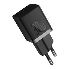 Chargeur Réseau Baseus Gan5 Mini Chargeur Rapide, Usb-C, 30 W, Noir
