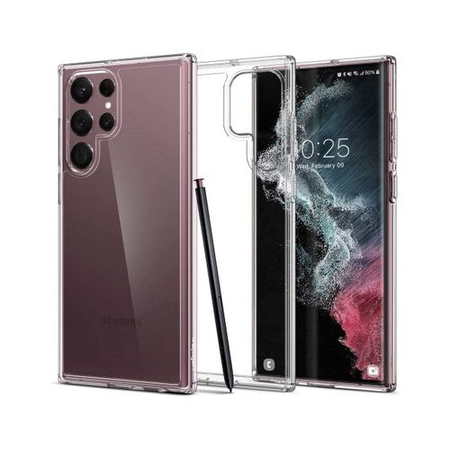Coque Samsung Galaxy S22 Ultra Spigen Ultra Hybrid Crystal Clear