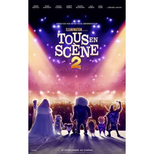 Tous En Scène 2 / Affiche Cinéma Originale 40x53 Cm Roulée. Année 20121