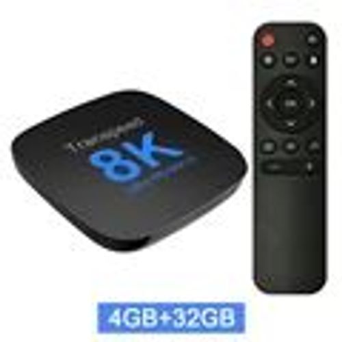 Transpeed Android 13 TV Box ATV double Wifi avec applications TV 8K vidéo BT5.0 + RK3528 4K 3D lecteur multimédia vocal décodeur - Type MX10 32G #A