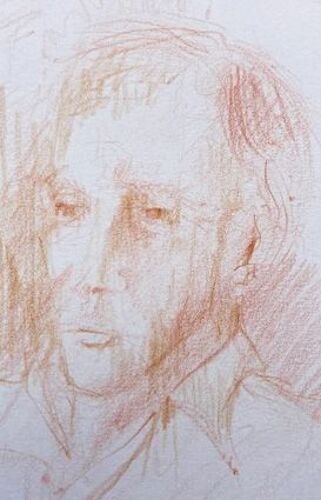 Dessin Eric Lefeuvre : Portrait À La Sanguine