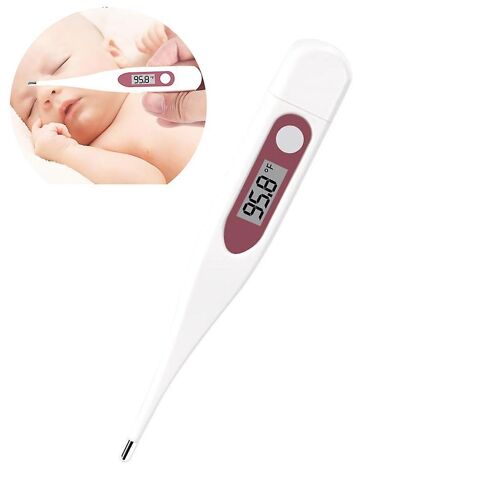 Thermomètre Corporel Numérique Pour Bébés, Enfants Et Adultes - Mesure Rapide Et Précise De La Fièvre, Usage Oral, Rectal Et Axillaire