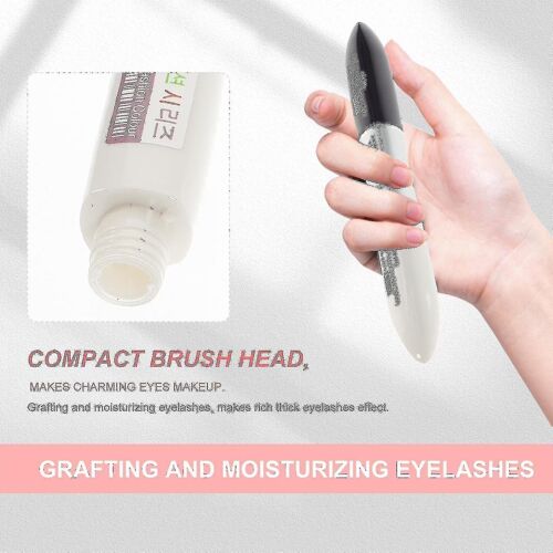 Mascara Effet Cils Volumineux Avec Brosses À Cils - Allongement Et Épaississement Pour Un Maquillage Des Yeux Époustouflant 