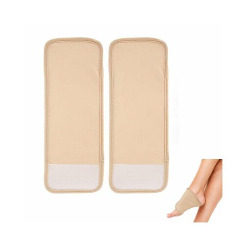 Kit De Compresses Réutilisables À L'huile De Ricin - 2 Compresses Douces Pour Les Pieds Et Les Chevilles, Écologiques Et Confortables