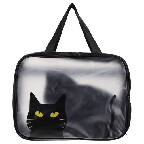 Grand sac de plage durable pour femme - Trousse de voyage et de maquillage élégante, trousse de maquillage transparente, idéale pour les aventures