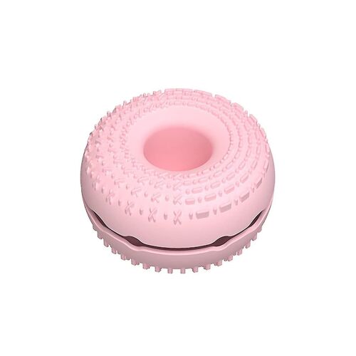 Tapis De Nettoyage Pour Pinceaux De Maquillage En Silicone Avec Ventouse ¿ Multi-Textures, Durable, Compact, Disponible En Rose, Bleu, Violet