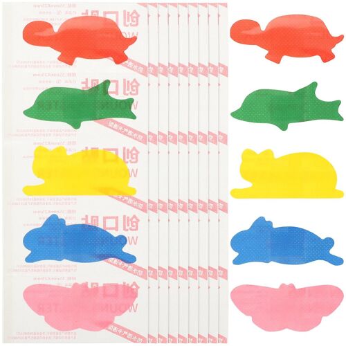 Pansements Colorés Pour Enfants - 4 Boîtes De Pansements Adhésifs, Respirants Et Non Irritants Pour Les Plaies Des Enfants