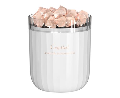 Humidificateur Portable En Pierre De Sel Cristalline Avec Lumières Led Colorées - Purificateur D'air Et Diffuseur D'aromathérapie