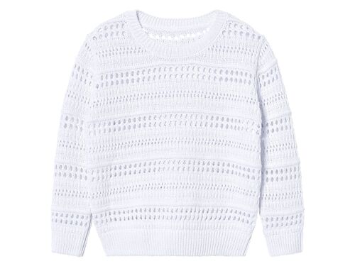 Lupilu® Pull Enfant (Blanc, 2-4 Ans)
