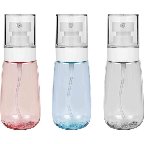 Lot De 3 Vaporisateurs Anti-Fuites À Brume Fine - Format Voyage 60 Ml, Sans Bpa, Parfaits Pour La Beauté Et Le Bricolage
