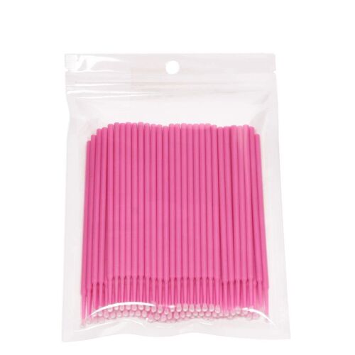 Mini-Tiges À Cils 1,5 Mm ¿ Applicateurs En Fibres Souples Pour Extensions, Nail Art, Soins Dentaires Et Loisirs Créatifs 