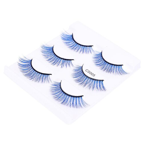 3 Paires De Faux Cils En Fourrure De Vison De Qualité Supérieure - Aspect Naturel, Confortable À Porter En Toute Occasion 