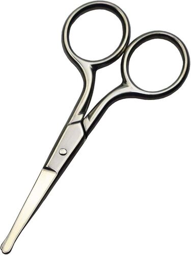 Ciseaux De Toilettage Haut De Gamme En Acier Inoxydable Pour Hommes : Outil De Coupe Pour Les Poils Du Visage, La Barbe Et Les Sourcils