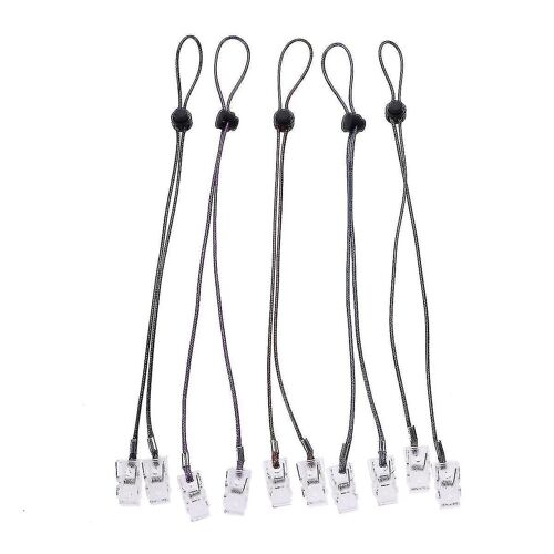 Lot De 5 Rallonges De Cou Durables Pour Bavoirs ¿ Chaîne À Billes Dentaire Flexible Pour Lunettes, Serviettes Et Plus Encore