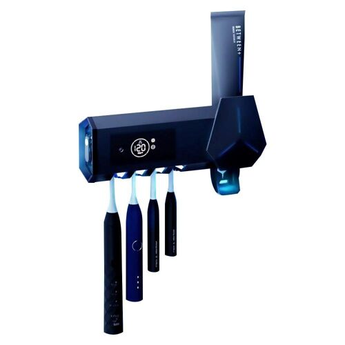 Désinfectant Uv Pour Brosses À Dents - Stérilisateur Mural Intelligent Pour 4 Brosses À Dents, À Énergie Solaire, Blanc