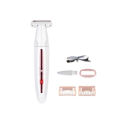 Rasoir De Voyage Lavable Pour Hommes Et Femmes - Tondeuse À Cheveux Étanche Ipx5, Rechargeable Par Usb, Douce Pour La Peau