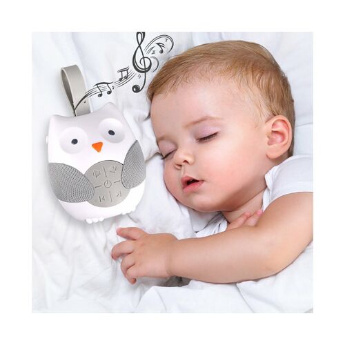 Apaiseur Portable Pour Bébé - Lecteur De Musique À Bruit Blanc Hibou Avec Mélodies Et Sons De La Nature Pour Une Sieste En Déplacement