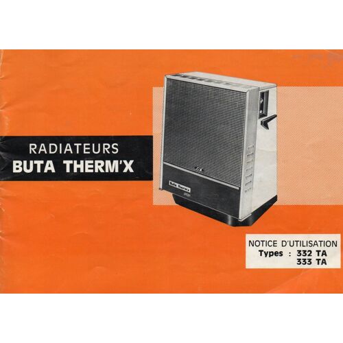 Notice Radiateur Buta Therm'x